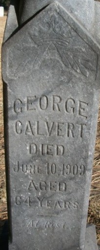 George Calvert headstone