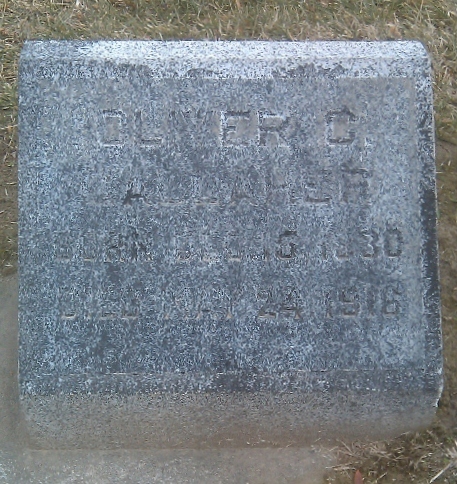 Oliver Gallaher headstone