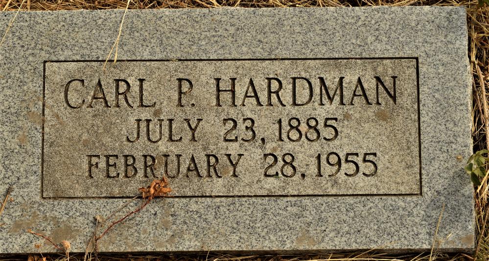 Carl Hardman headstone
