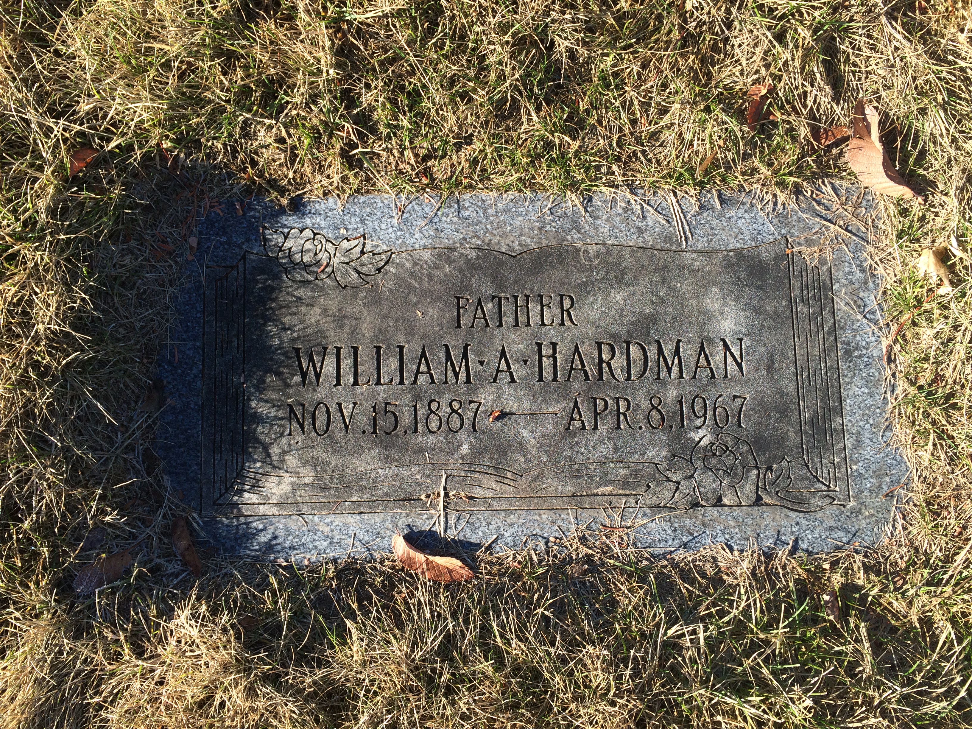 William Hardman headstone
