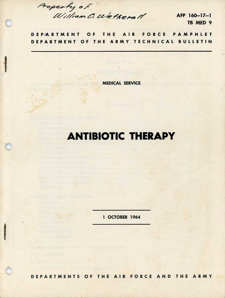 Antibiotic Therapy